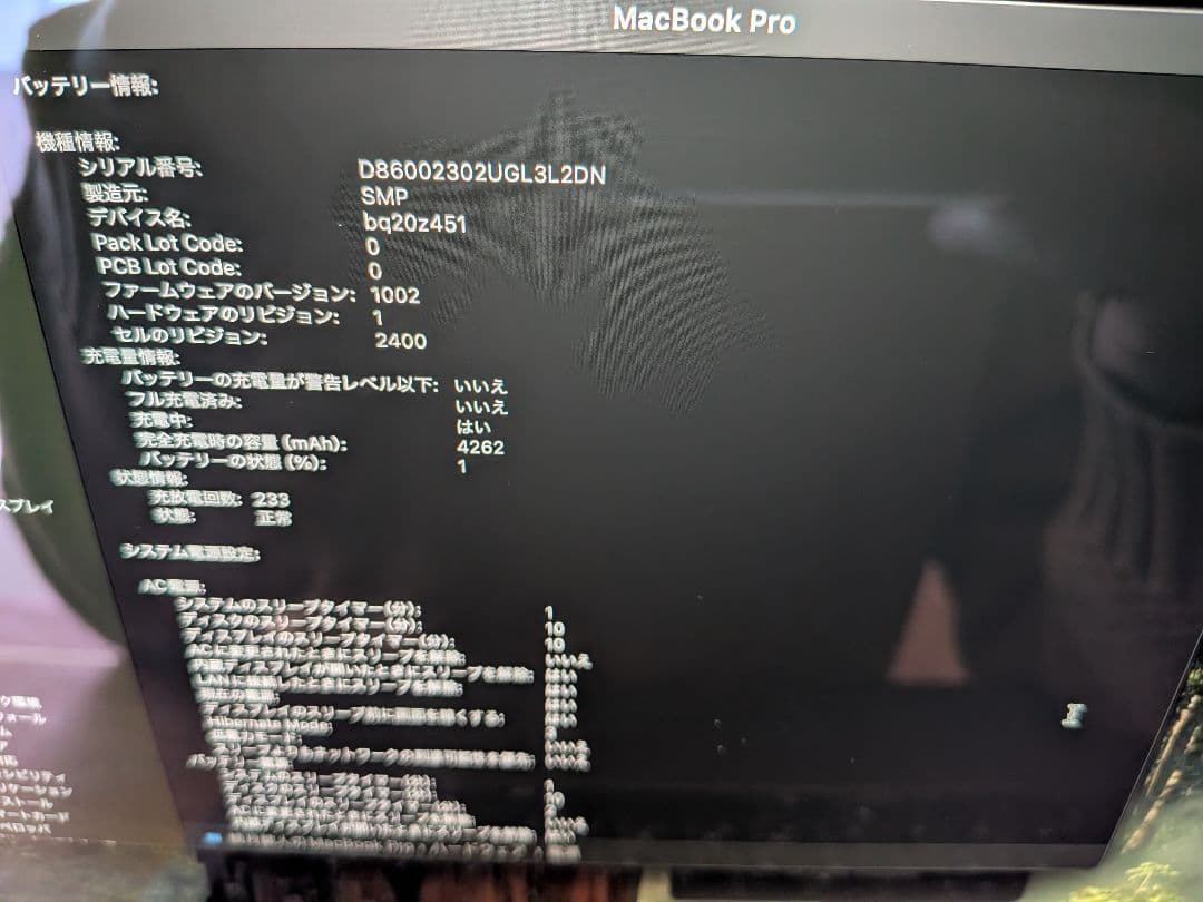 MacBook Pro 13インチ 2019年モデル 256GB