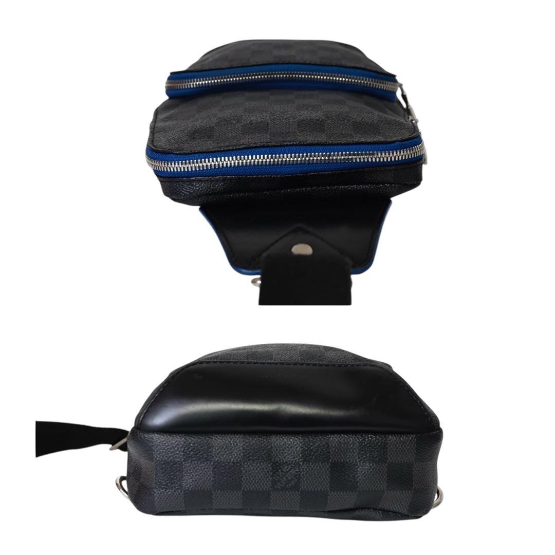 【美品】ルイヴィトン　ダミエ　グラフィット　スリングバッグ　ショルダーバッグ　黒