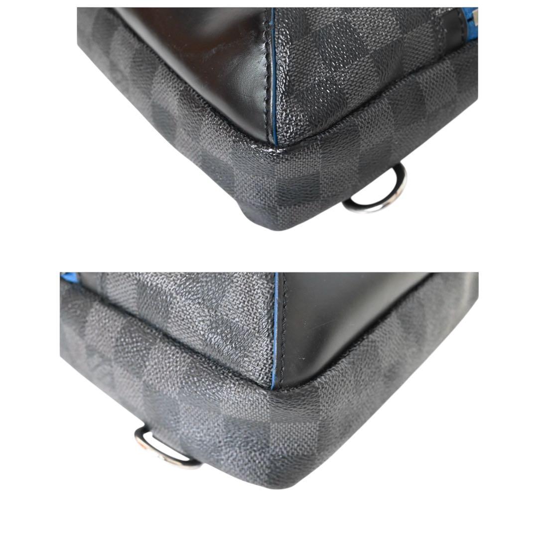 【美品】ルイヴィトン　ダミエ　グラフィット　スリングバッグ　ショルダーバッグ　黒