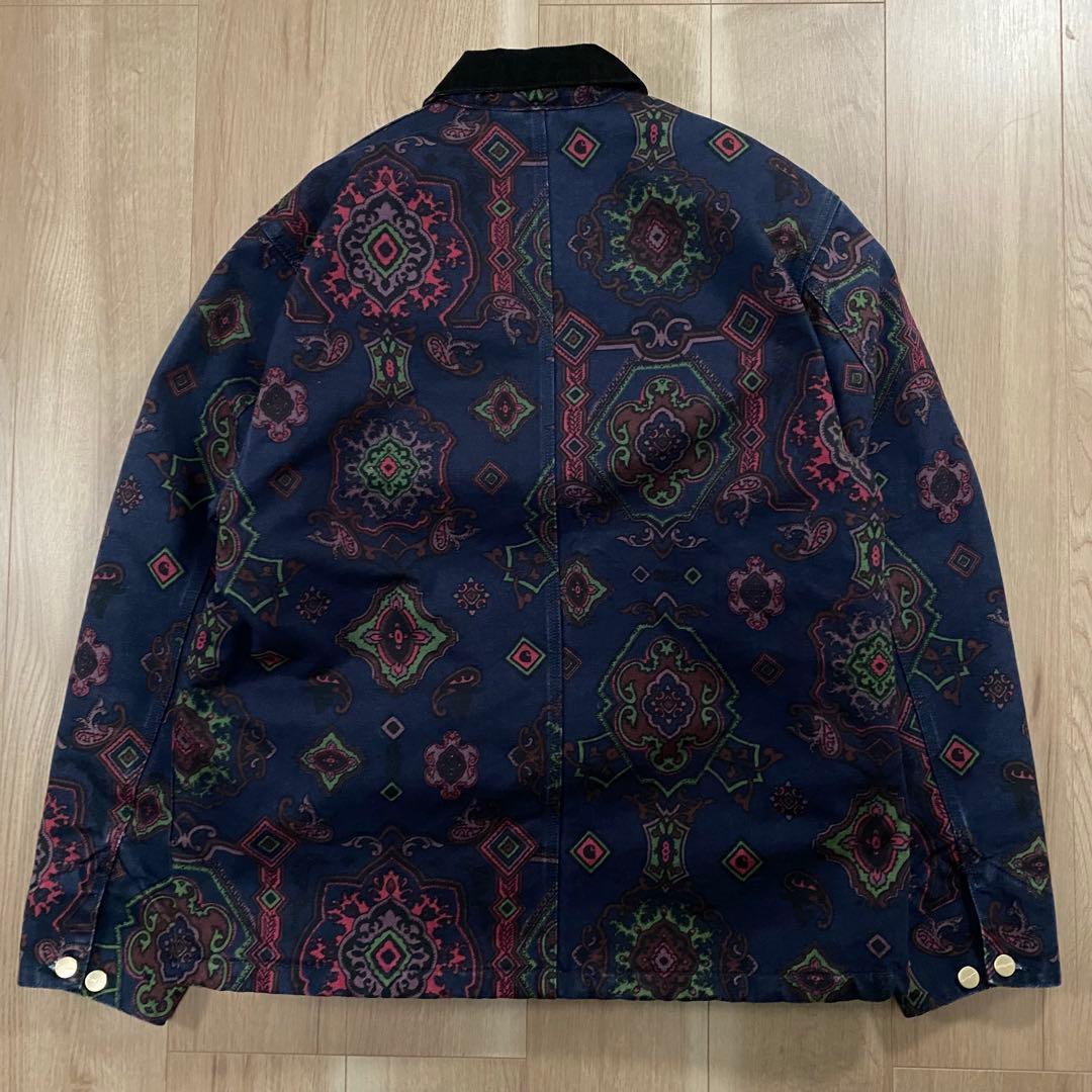 カーハート　ミシガンコート　ペイズリー 総柄　Lサイズ　チョアコート