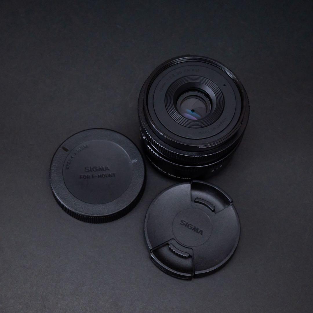 フィルター付きSIGMA 45mm F2.8 DG DN ソニーEマウント用