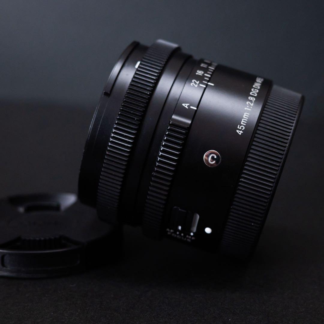 フィルター付きSIGMA 45mm F2.8 DG DN ソニーEマウント用