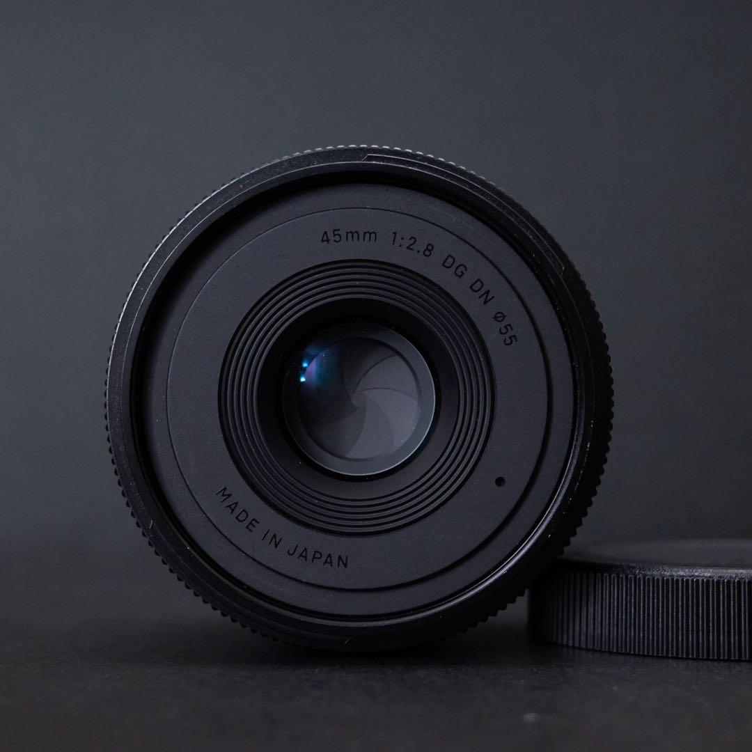 フィルター付きSIGMA 45mm F2.8 DG DN ソニーEマウント用