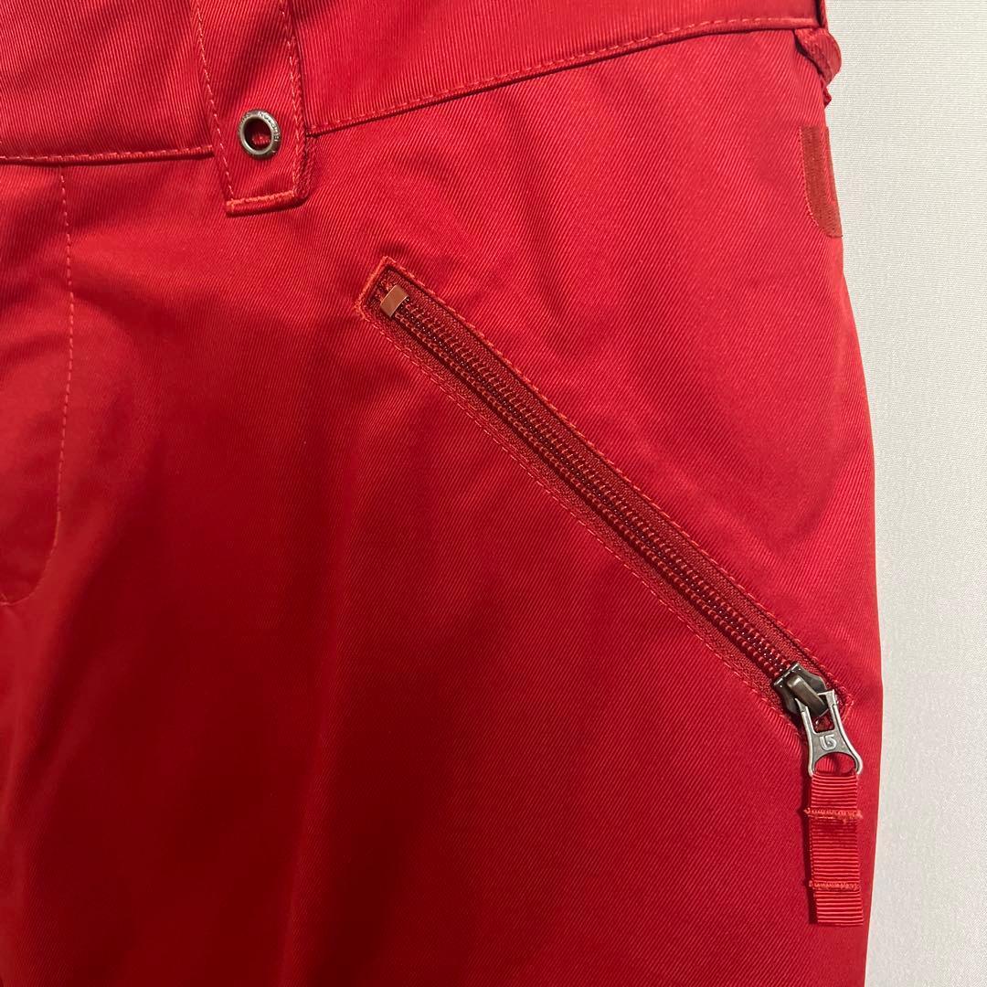 BURTON バートン スノーボードウエア スノボウェア パンツ ズボン M 赤