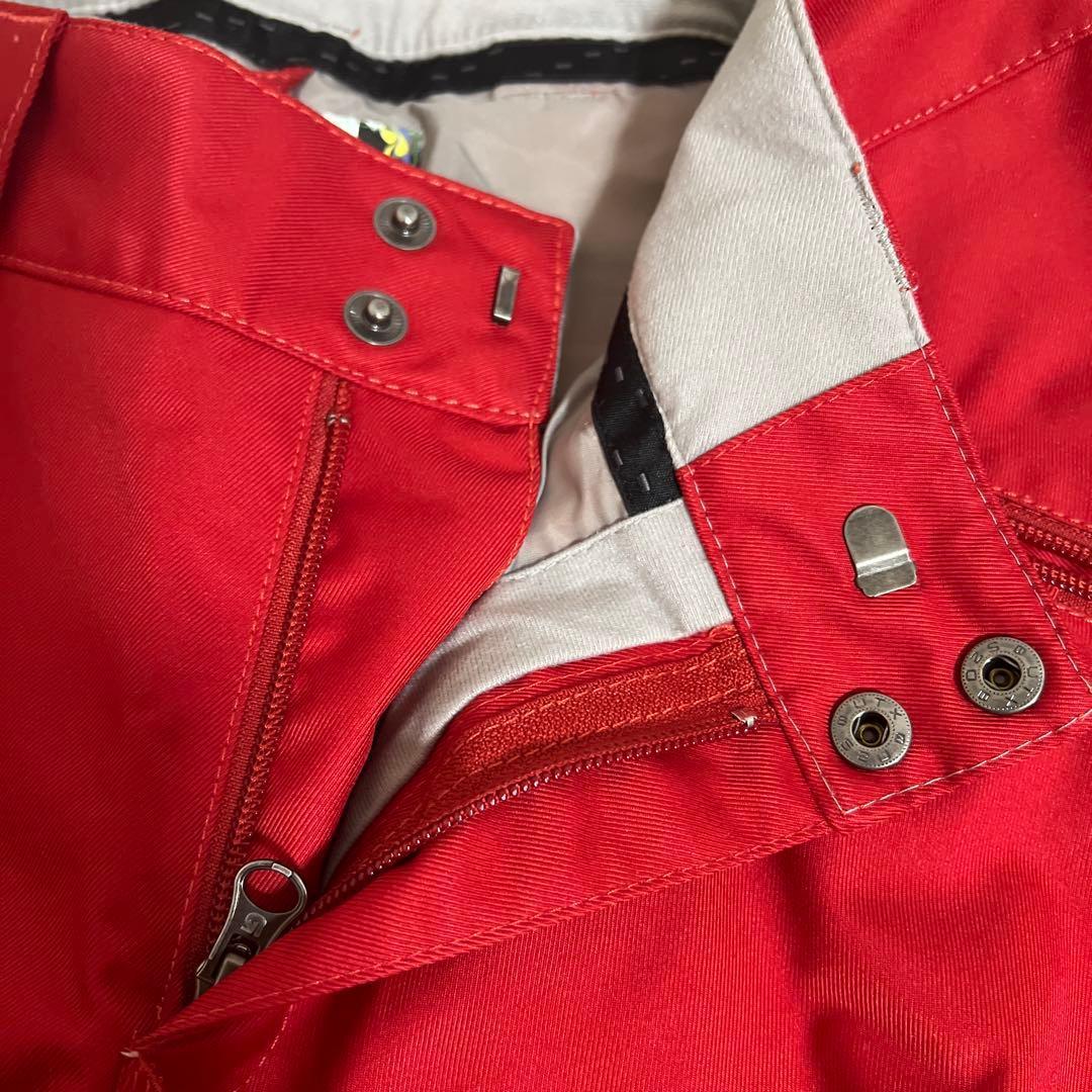 BURTON バートン スノーボードウエア スノボウェア パンツ ズボン M 赤