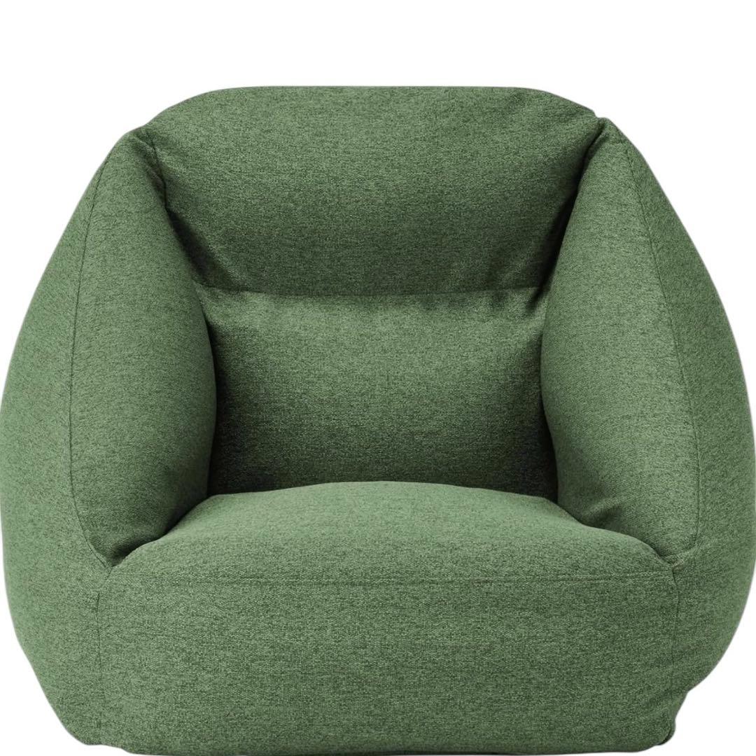 無印良品　空気でできたソファ　グリーン　未開封