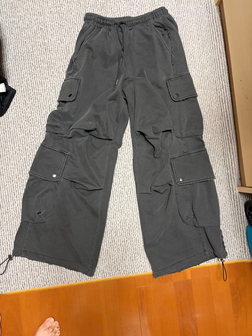 Chikashitsu + グレー カーゴパンツ サイズ1