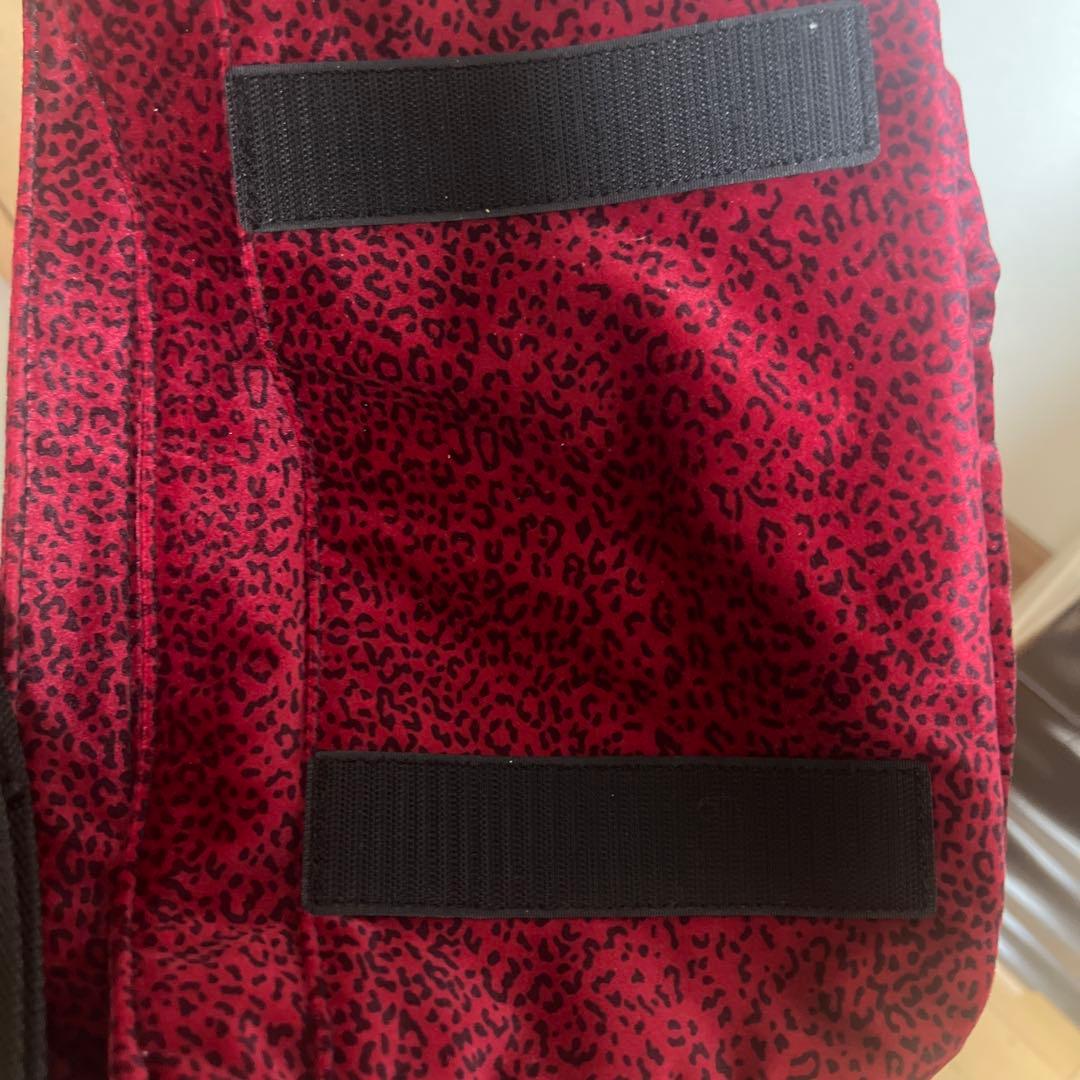 シュプリーム Velvet Small Messenger Bag 赤