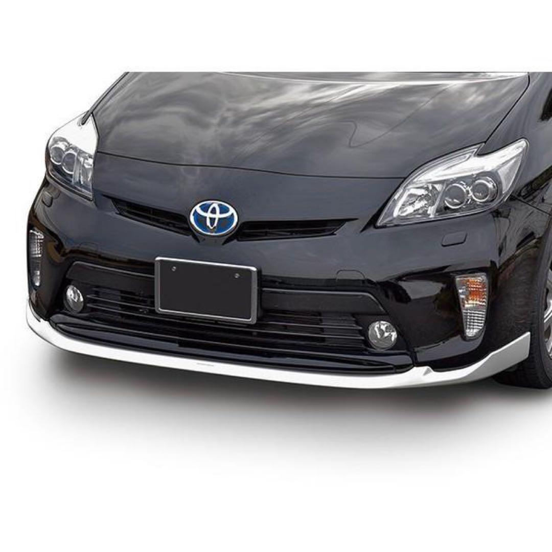 プリウス 30系　フロントリップスポイラー　202ブラック塗装済