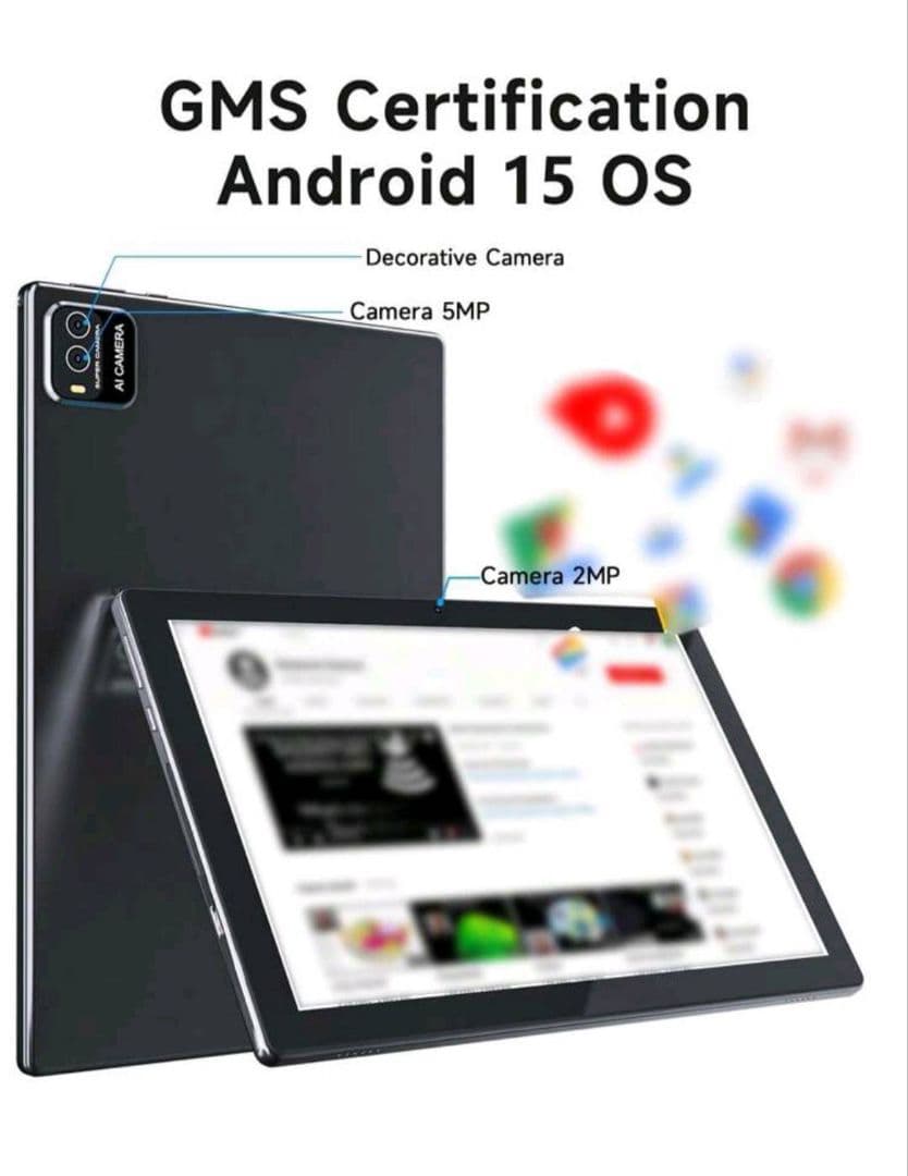 ①新品未開封 Android15 タブレット 10インチ 128GB