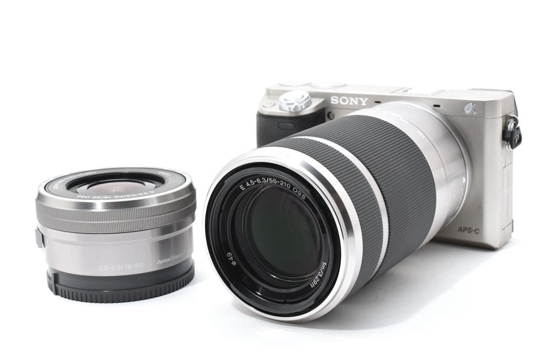 【極美品】ソニー SONY a6000 ダブルズームキット ミラーレス一眼カメラ