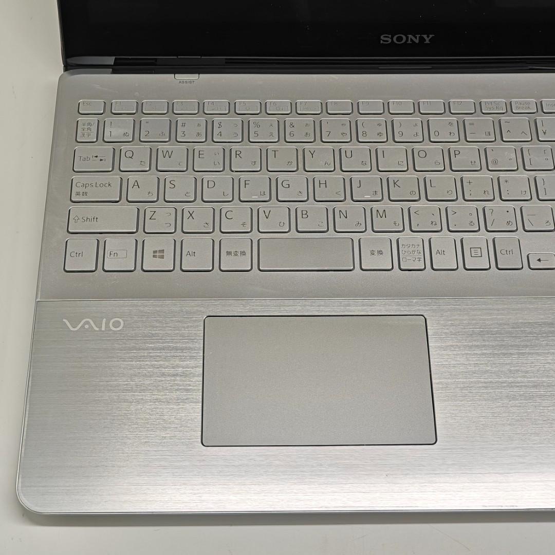 【VAIO】SVF 高速i7 SSD256GB 8GB シルバー ノートPC
