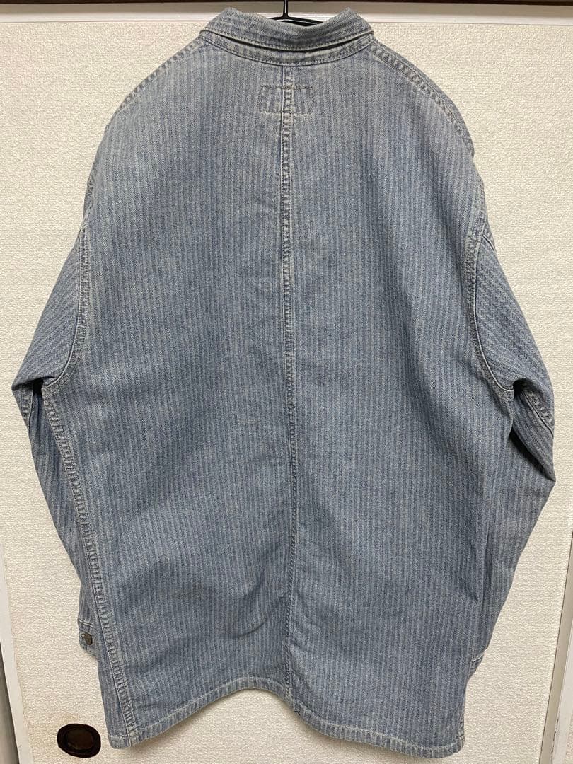 RRL デニムカバーオール ヘリンボーン 90s 三ツ星 USA製 サイズＳ