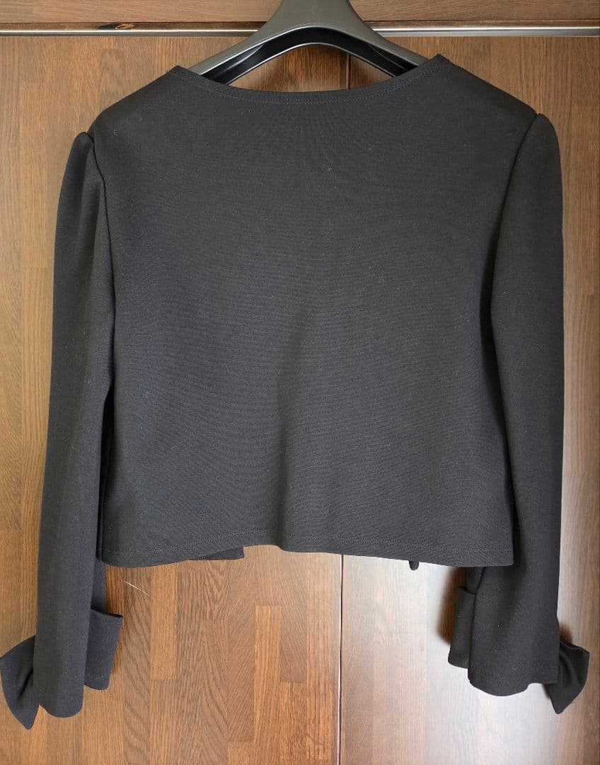 FOXEY フォクシー ボレロ カーディガン 38 袖口リボンデザイン 美品