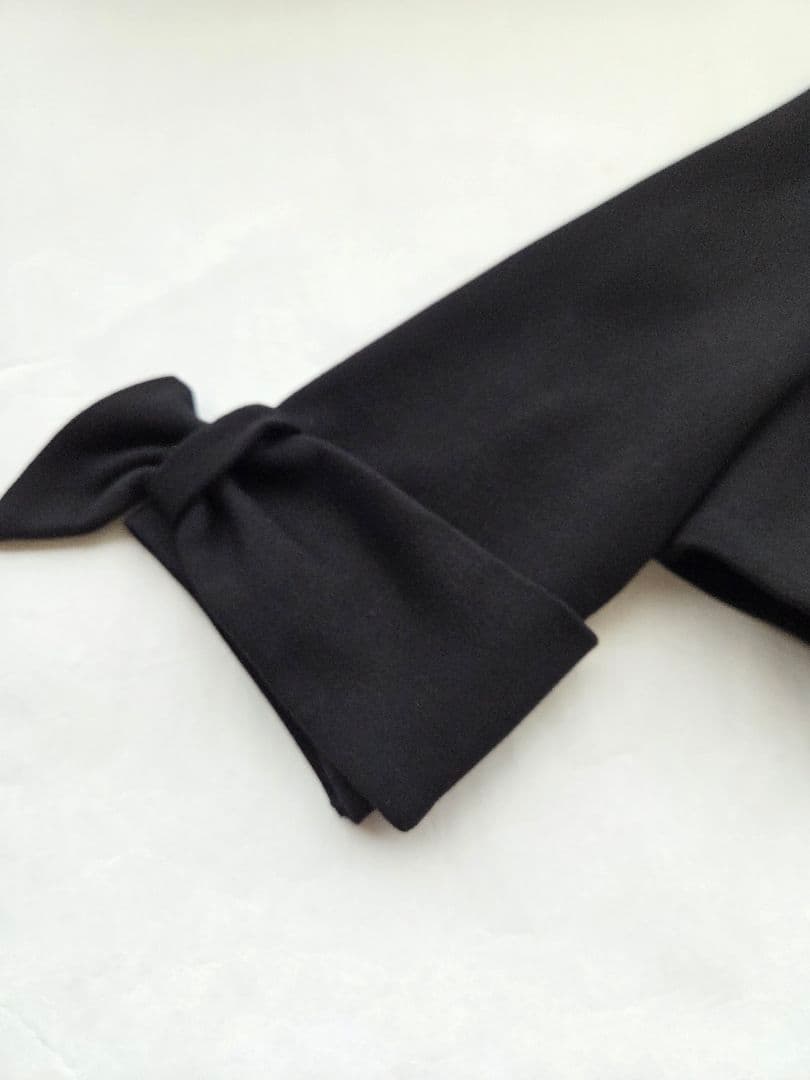 FOXEY フォクシー ボレロ カーディガン 38 袖口リボンデザイン 美品