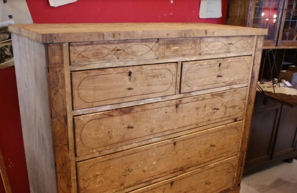 アンティークウッドチェスト