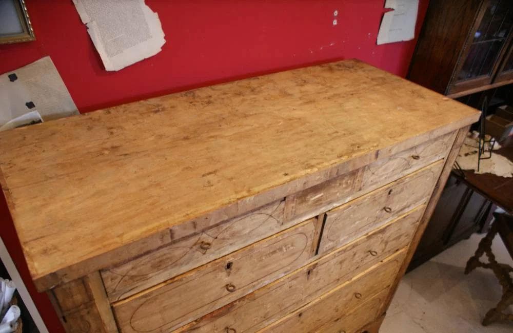 アンティークウッドチェスト