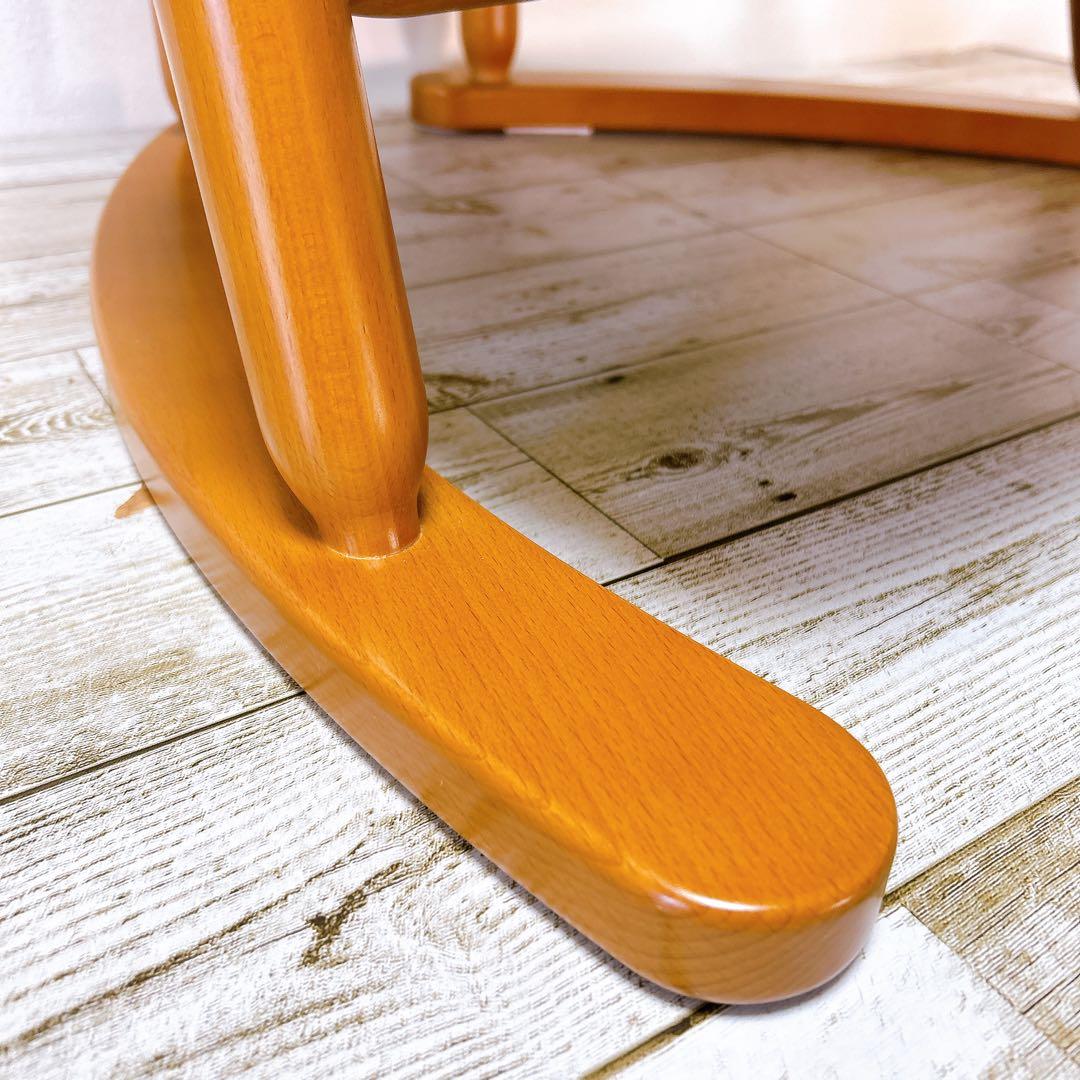 美品　無限工房　かに座椅子　ローチェア