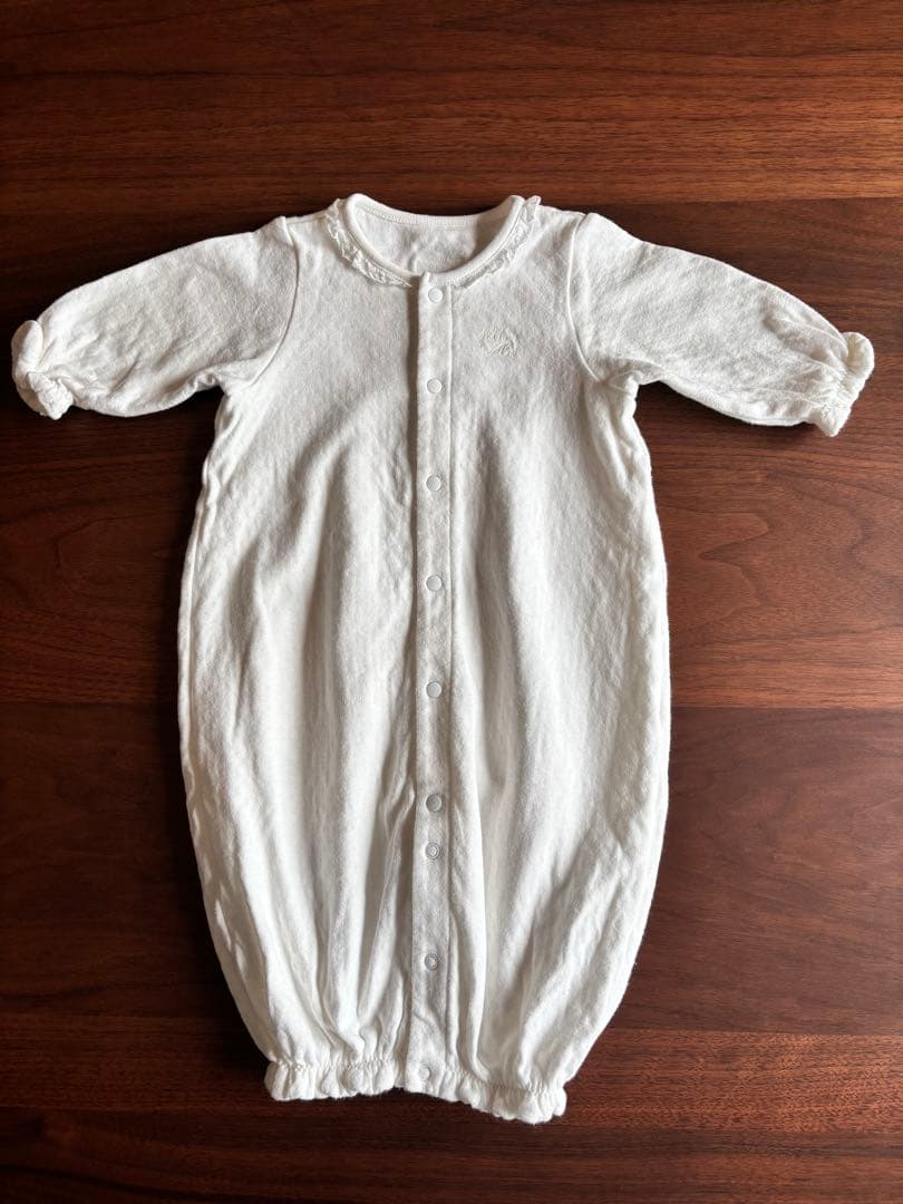 【双子】ミキハウス　セレモニードレス　帽子　靴下　カバーオール　箱あり