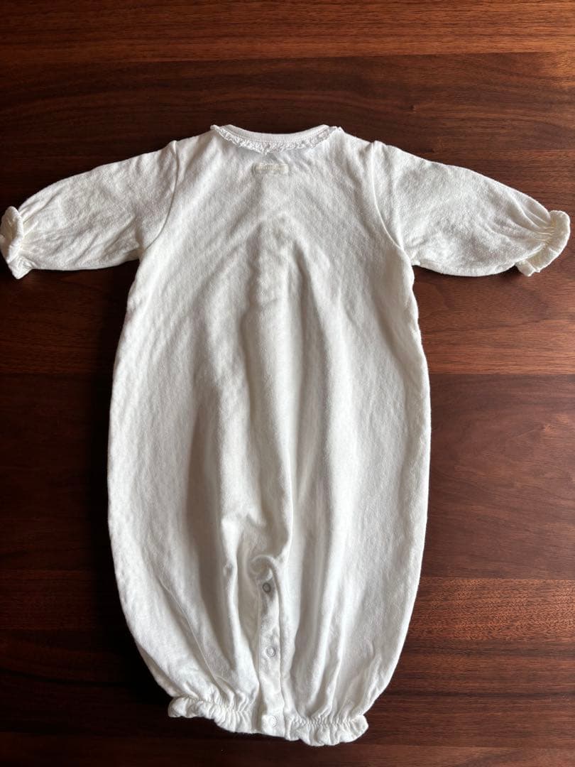 【双子】ミキハウス　セレモニードレス　帽子　靴下　カバーオール　箱あり