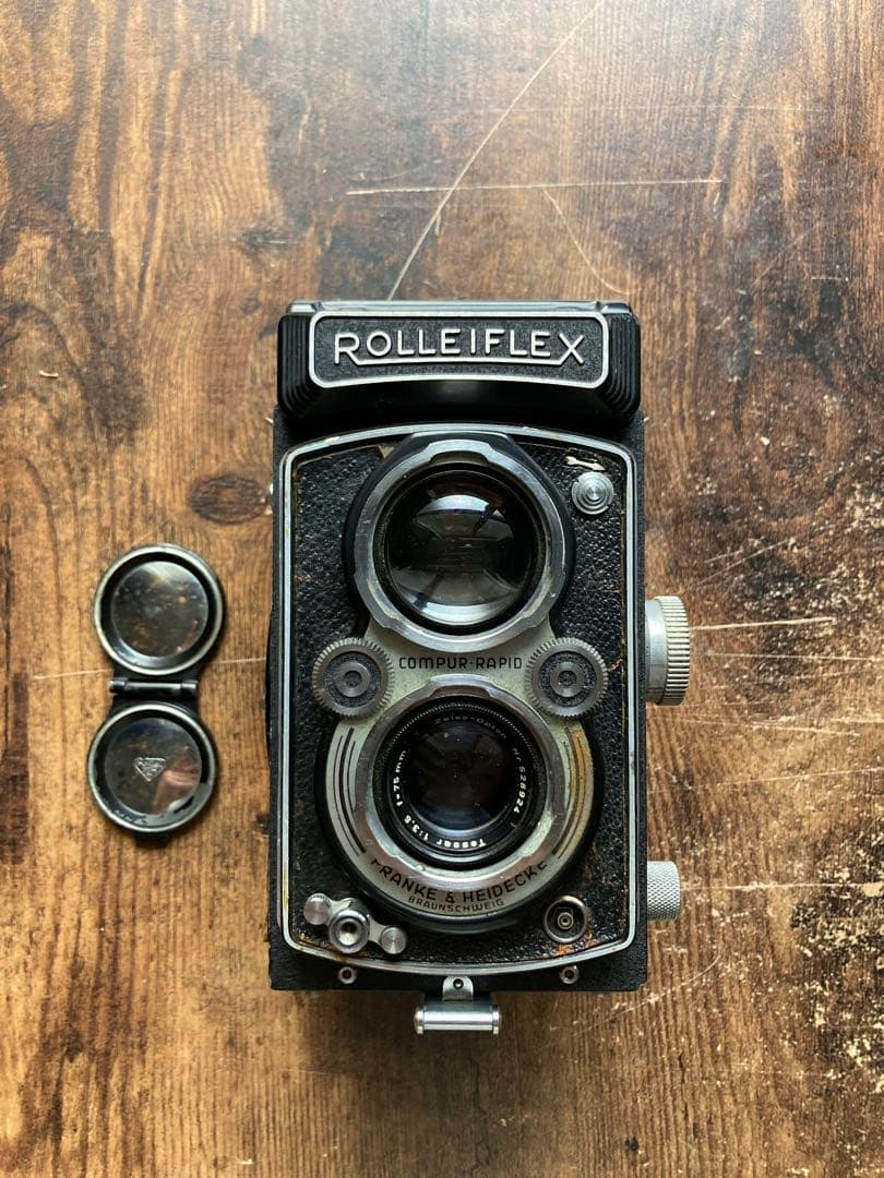 d*9様 ローライフレックス　3.5 メタルキャプ付き