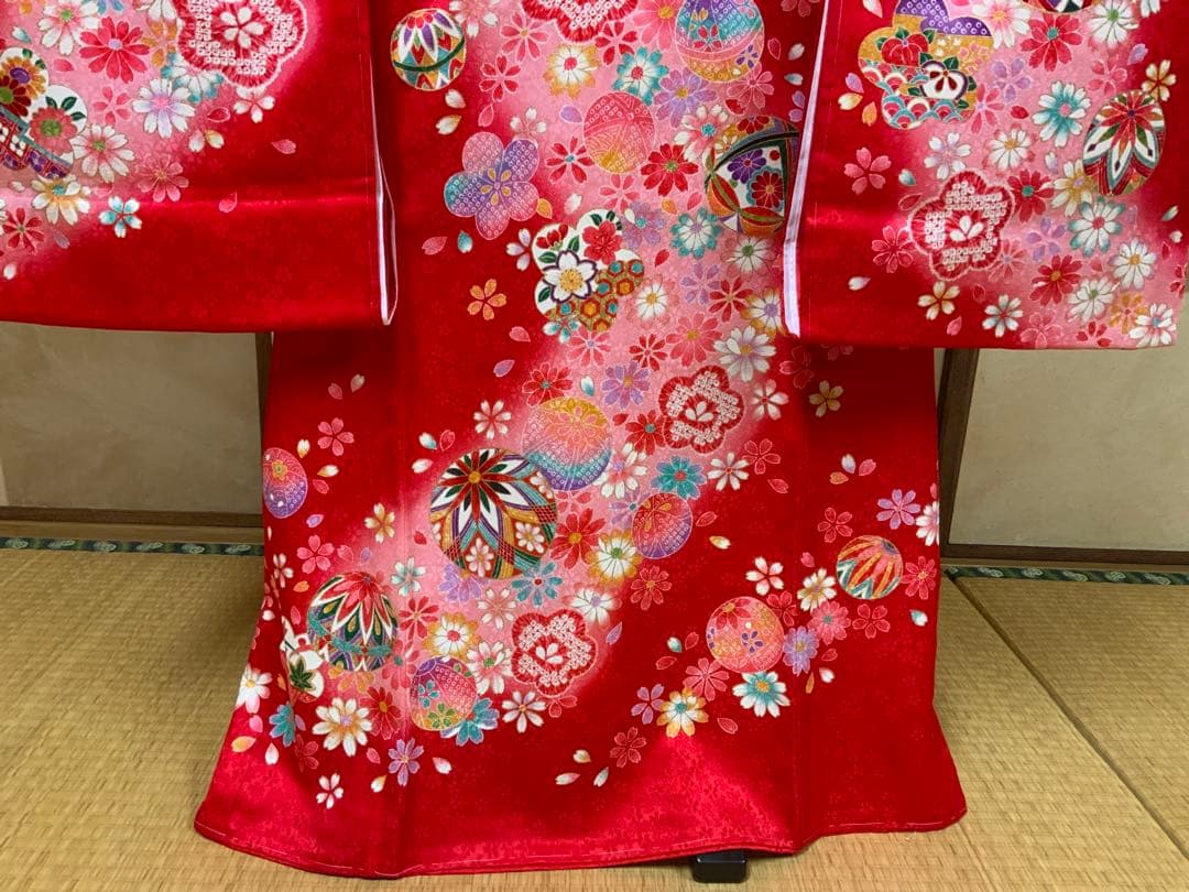 お宮参り 女の子 着物 女児祝着 正絹 のしめ 初着 産着 新品ラスト1点