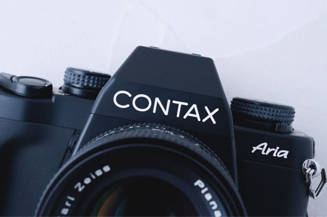 完動品 ◉ Contax Aria 単焦点レンズ付き フィルムカメラ