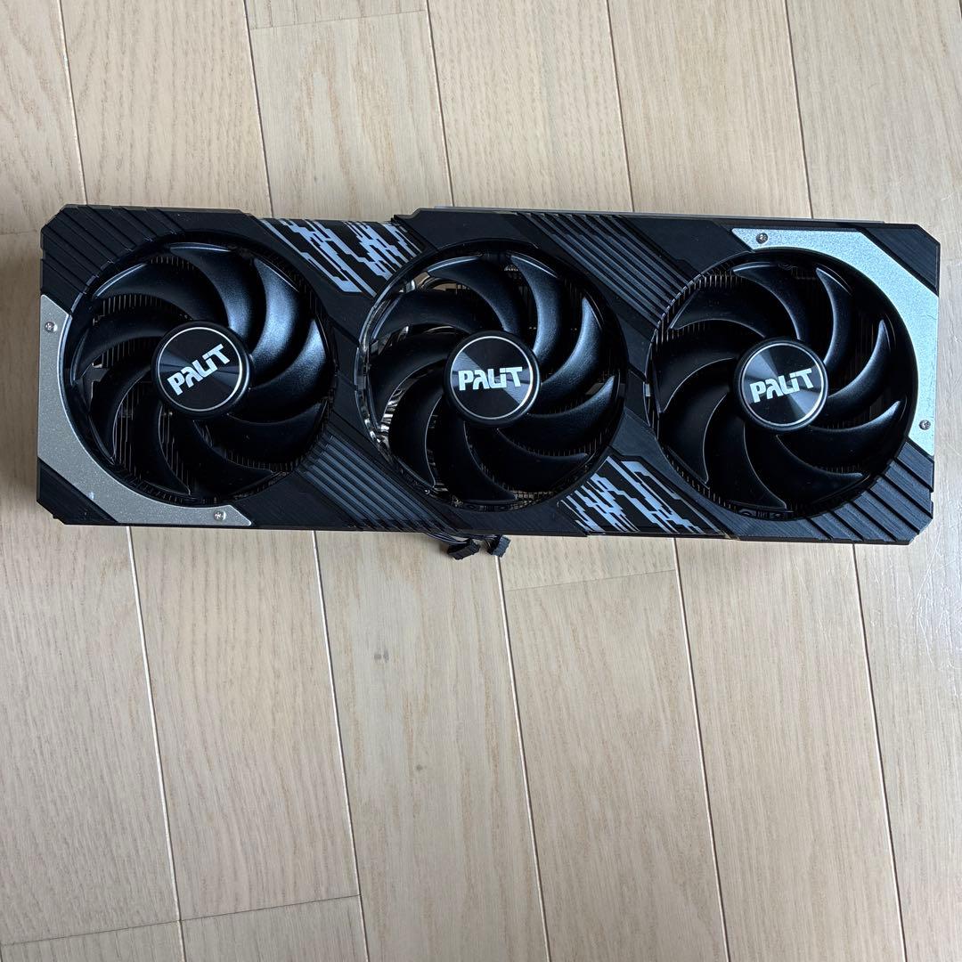 palit RTX 4080 ヒートシンク　ファン　バックプレート　LED