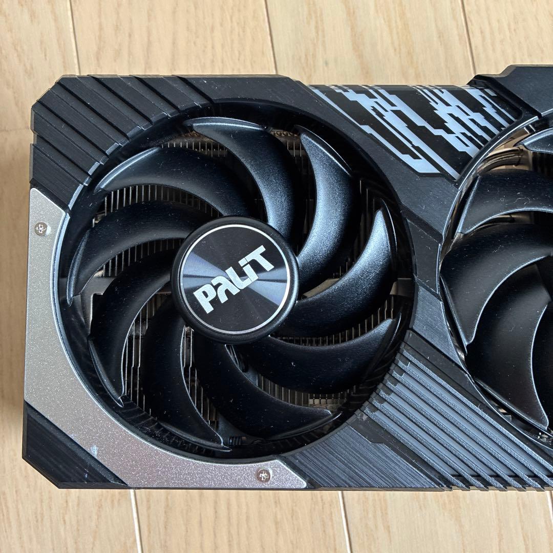 palit RTX 4080 ヒートシンク　ファン　バックプレート　LED