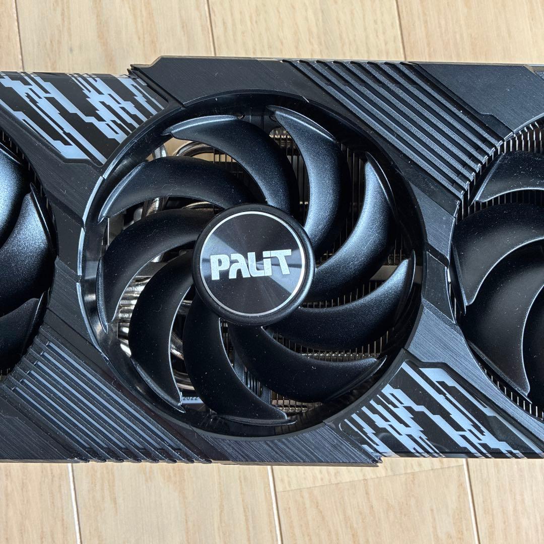palit RTX 4080 ヒートシンク　ファン　バックプレート　LED
