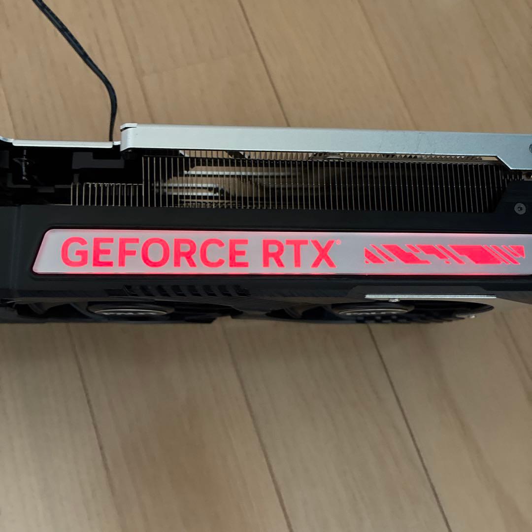 palit RTX 4080 ヒートシンク　ファン　バックプレート　LED