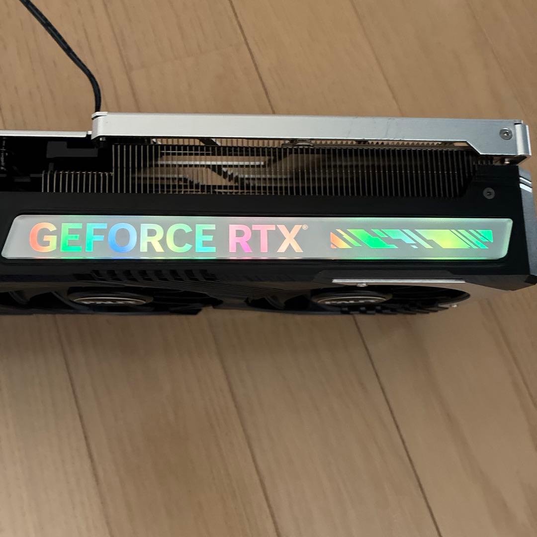 palit RTX 4080 ヒートシンク　ファン　バックプレート　LED