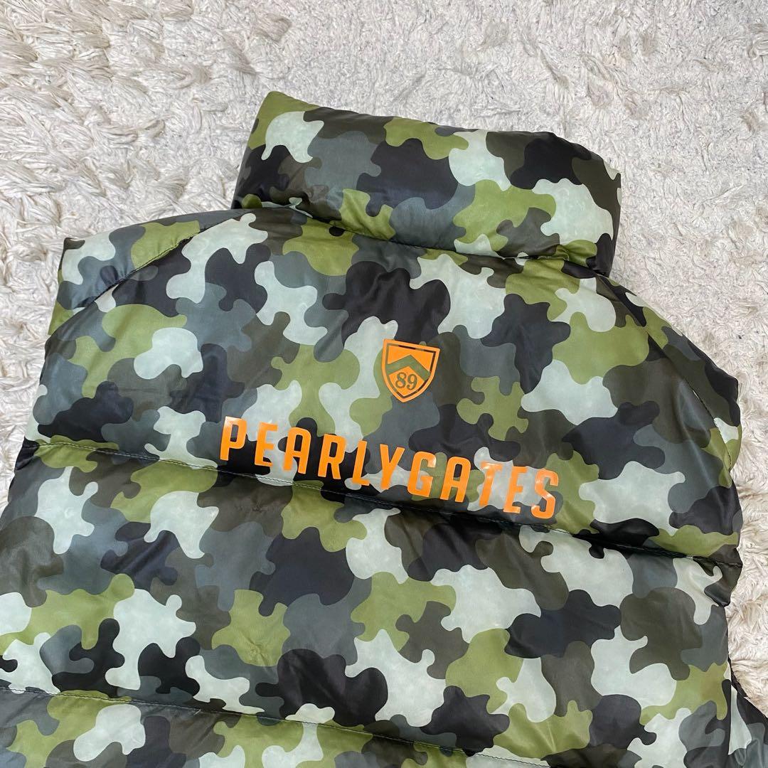 パーリーゲイツ　ダウンベスト　ゴルフウェア　カモフラ　2