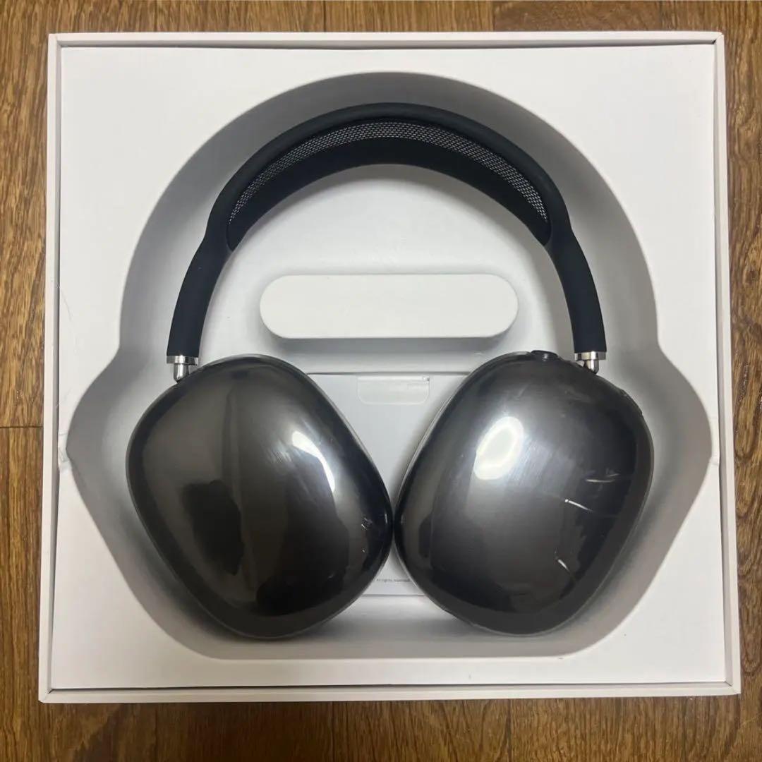 AirPods Max スペースグレー カバー付き