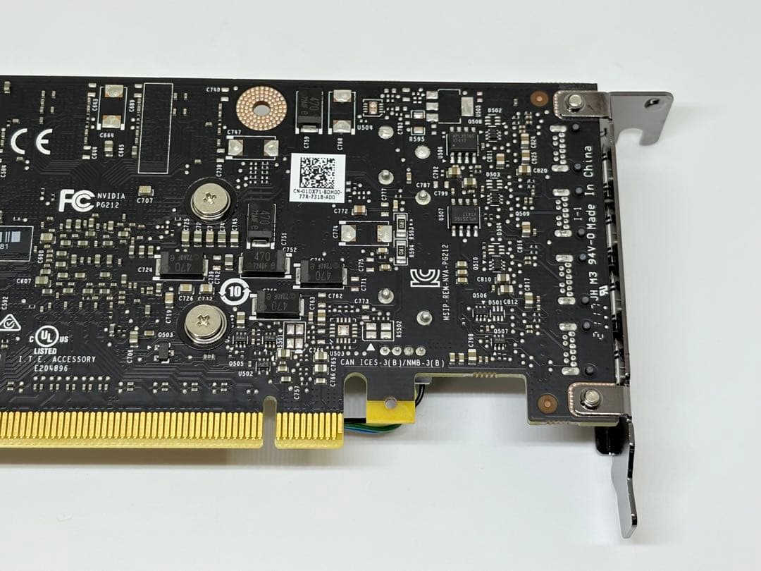 DELL純正★NVIDIA QUADRO P1000★ロープロファイルブラケット