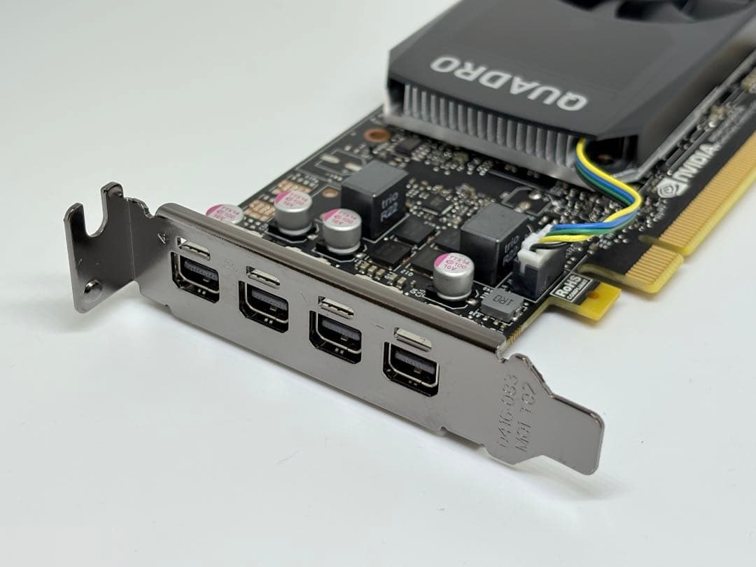 DELL純正★NVIDIA QUADRO P1000★ロープロファイルブラケット