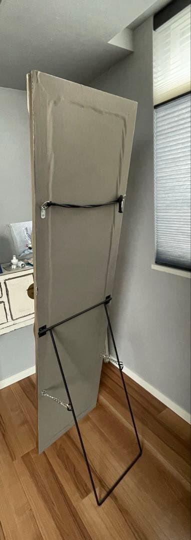 スタンドミラー　全身鏡　アンティーク調　ゴールド　たのメル便　送料込み