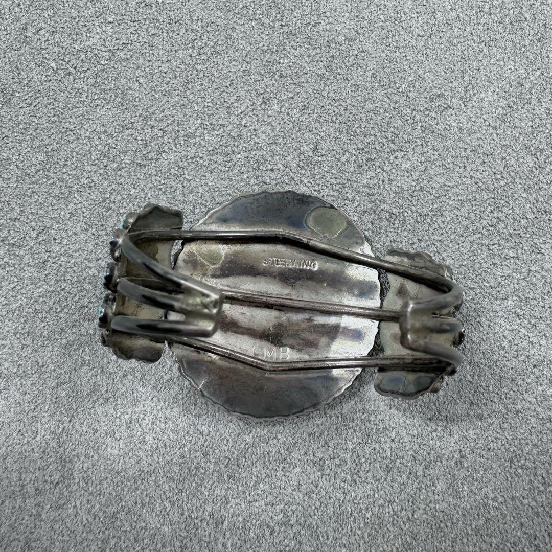 ナバホ族 Navajo LMB ターコイズ バングル