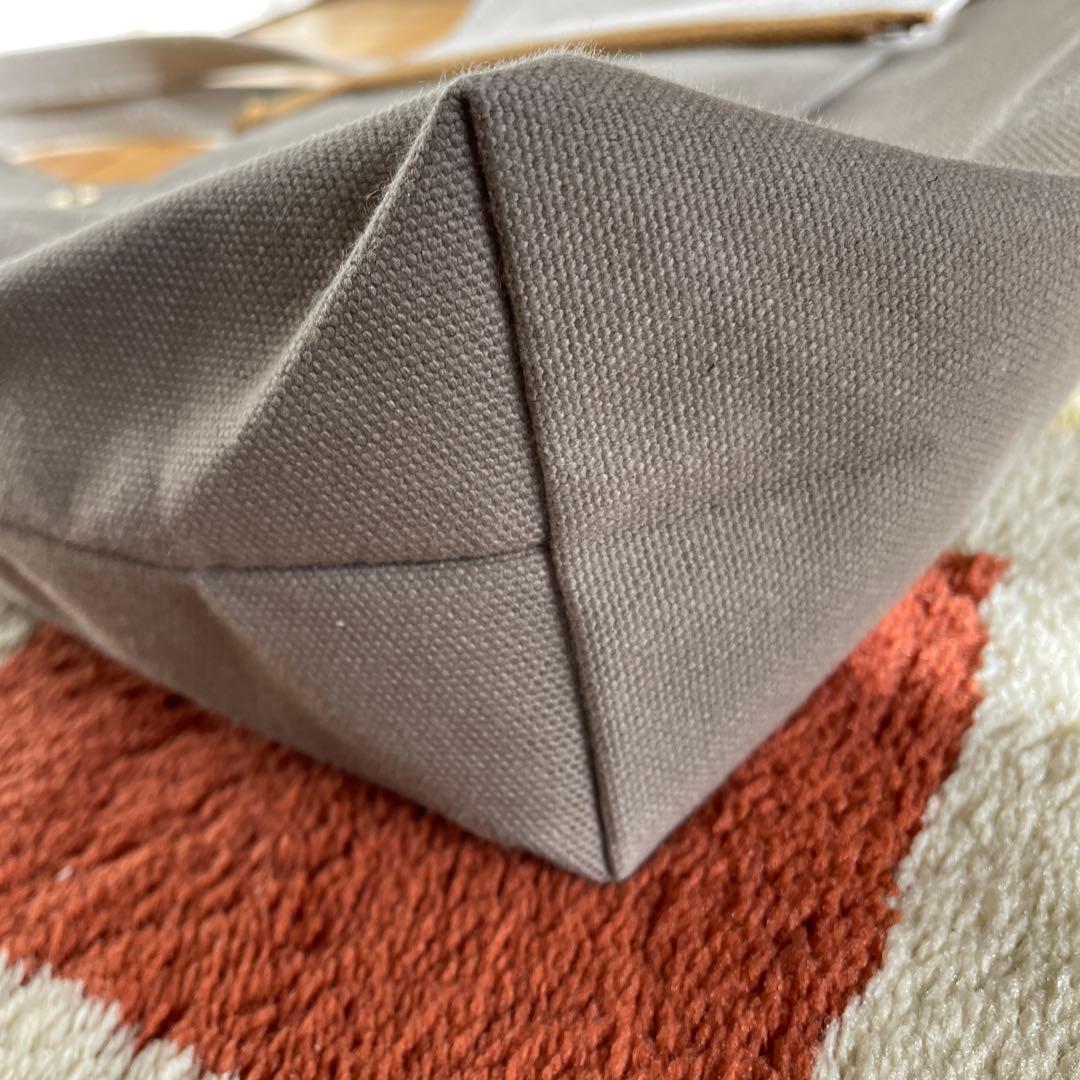 一澤帆布　17D グレー　こげ茶