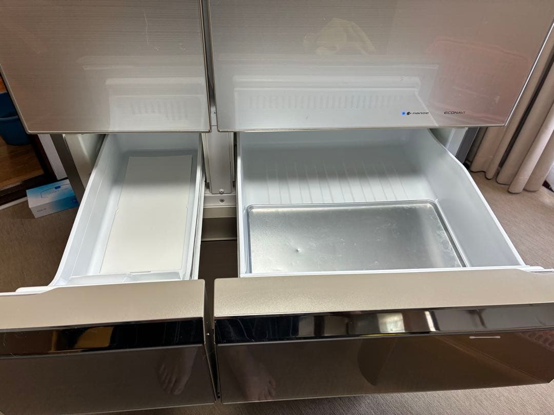 Panasonic NR-F510PV-N 冷蔵庫 6ドア札幌引取¥25,000