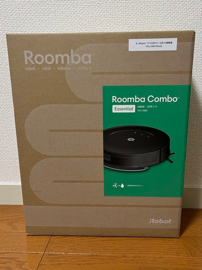 【新品未開封品】ルンバ コンボ Essential robot Y011060