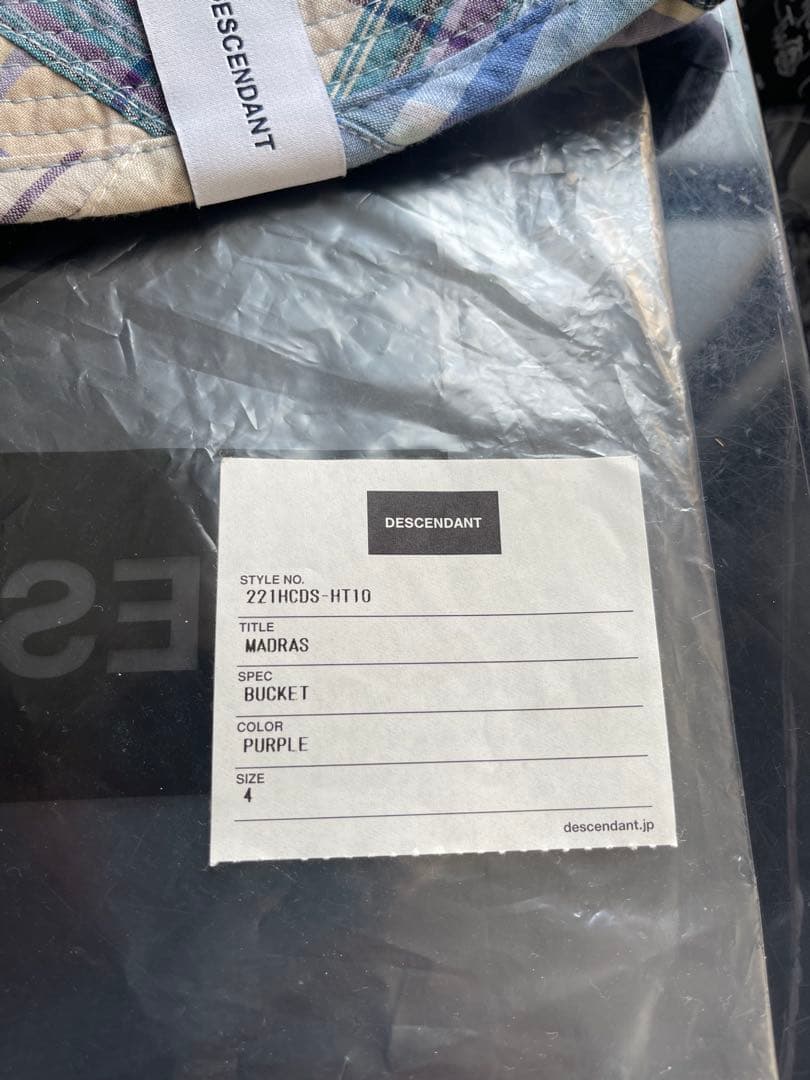 ひろりんさん専用　DESCENDANT MADRAS BUCKET