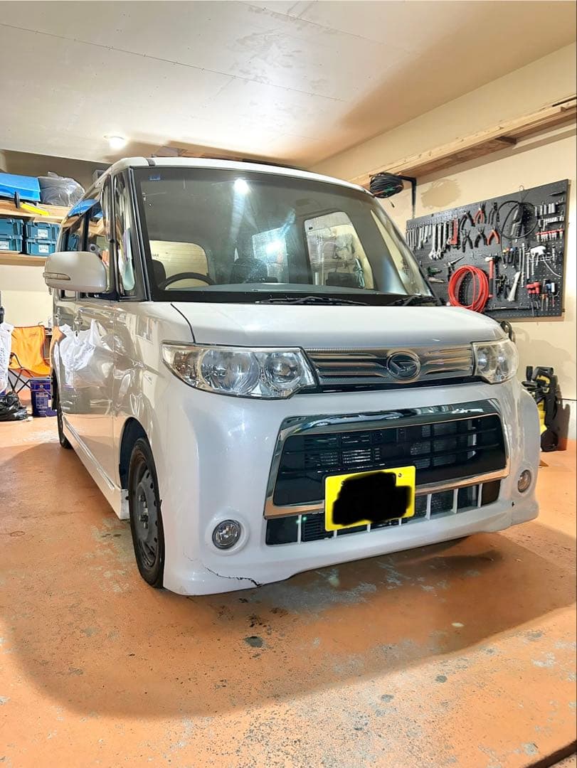 タントカスタム　後期　4WD 車検R8/10 パワスラ　サビ無