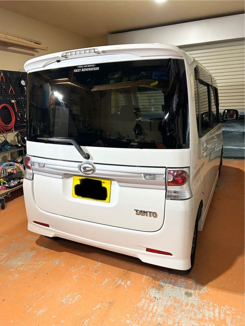 タントカスタム　後期　4WD 車検R8/10 パワスラ　サビ無