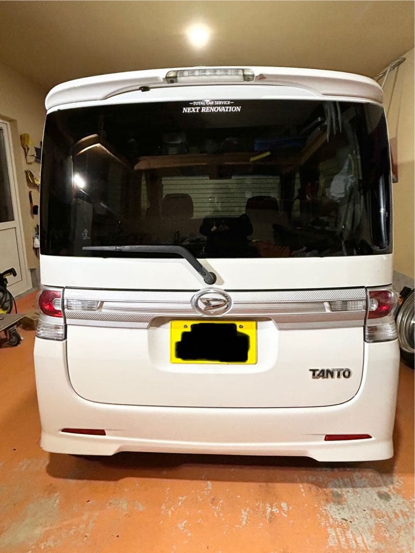タントカスタム　後期　4WD 車検R8/10 パワスラ　サビ無