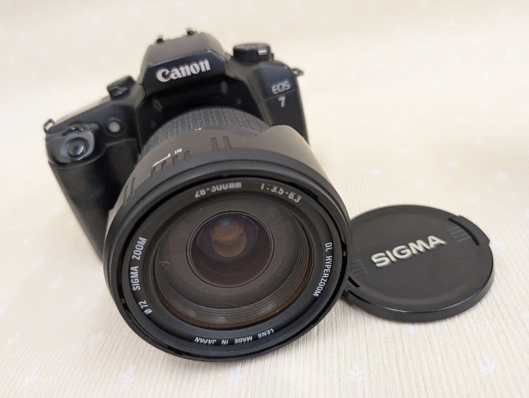 Canon EOS 7 フィルム一眼レフカメラ SIGMAレンズ2本セット