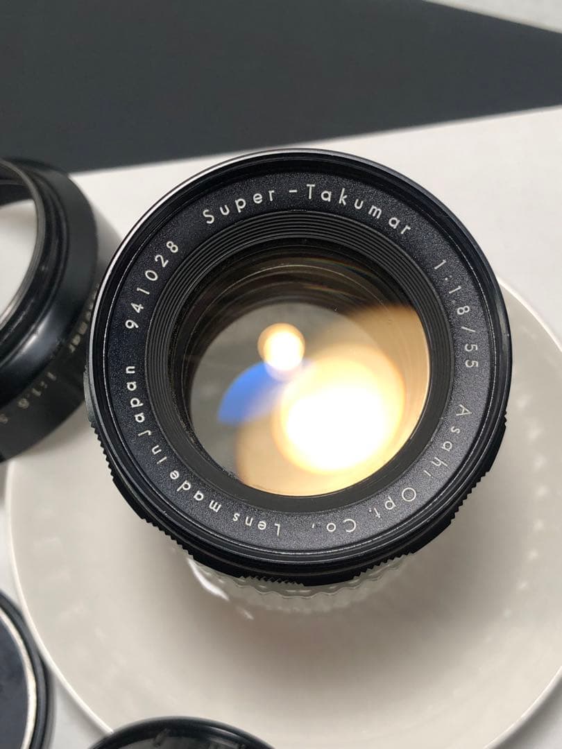 フード付　前期型　super takumar 55mm f1.8 m42