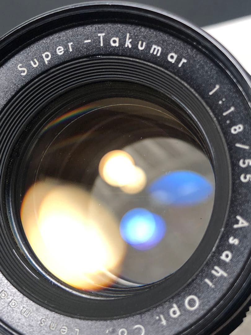 フード付　前期型　super takumar 55mm f1.8 m42
