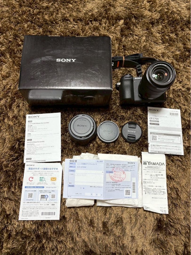 SONY α6700高倍速ズームレンズキット 付属品完備 ILCE-6700