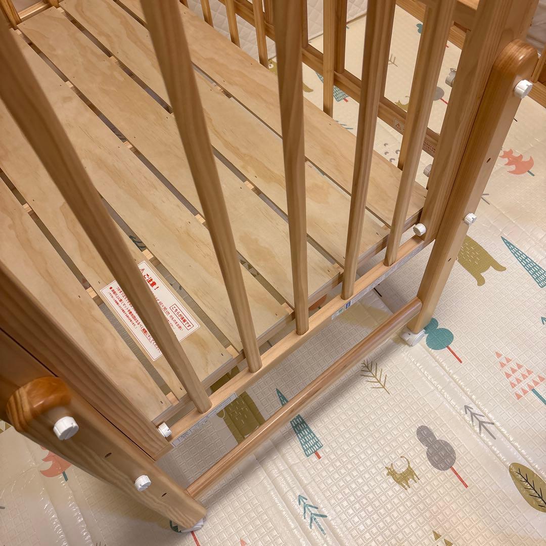 ミニベビーベッド　トール　Wオープン